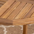 thumbnail image 3 of Noble House Camden 3 Piece Wood Top Patio Bistro Set in Teak, 3 of 7