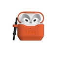 thumbnail image 2 of UAG Designed for AirPod Case Orange (3rd Generation, 2021) Durable Protective Soft-Touch Silicone with Detachable Carabiner, Standard Issue Series, 2 of 5