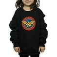 thumbnail image 3 of DC Comics Girls Wonder Woman Circle Logo Sweatshirt, 3 of 5