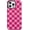 Pink, variant on Pink Checkered Phone Case for iPhone 15, Cute Fahsion Aesthetic Colorful Checkerboard Design Trendy Slim Soft TPU and Hard PC Shockproof Cover for Women Girl (Pink)