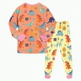thumbnail image 5 of UAYOTSE Baby Girl Spring Clothes Toddler Spring Outfit Girl Spring Contrast Color Sweatshirt Shirt Pants Winter Outfit Toddler Gift 3 6 12 18 24 Months 2T 3T Outfits,Sizes 2-3 Years, 5 of 6
