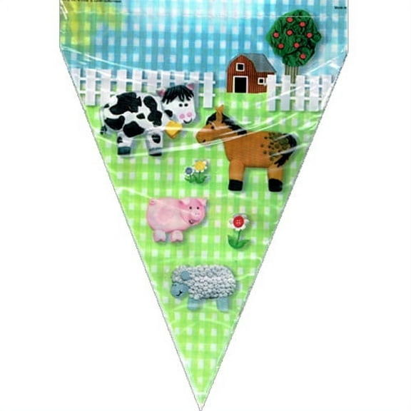 Various Barnyard Pennant Flag Banner 1ct