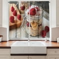 thumbnail image 2 of Ambesonne Breakfast Theme Kitchen Curtains, Food in Glass Jar, 55"x45", Multicolor, 2 of 3