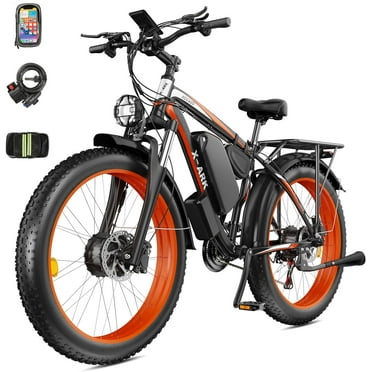 Electric Bike 2000W Dual Motor Fat Tire 26x4 Mountain Bike