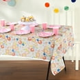 thumbnail image 3 of (2 pack) Way to Celebrate! Retro Daisy Foil Party Tablecloth, 84 x 54in, 3 of 11