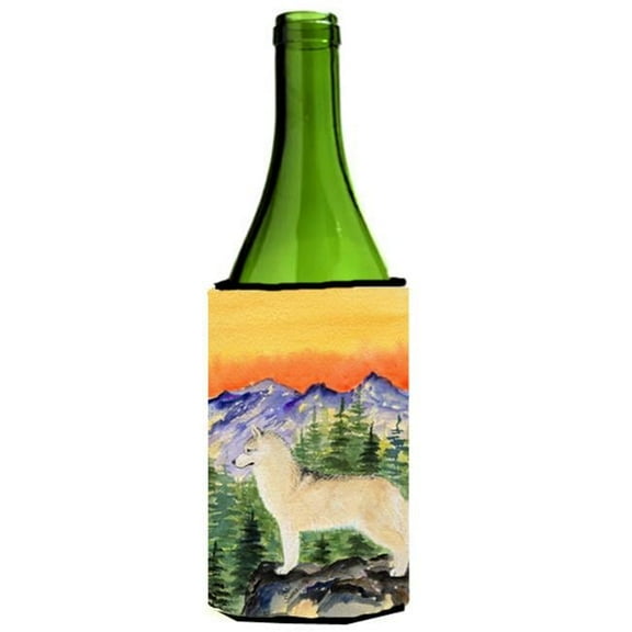 Siberian Husky Wine bottle sleeve Hugger - 24 oz.