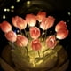 thumbnail image 3 of Lámpara Mesa Flores Artificial S Plástico Tulipán La Noche, 3 of 9