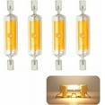 thumbnail image 1 of Instant On Full Brightness 10W 78mm R7S LED Bulb, Warm White 3000K, Energy-Saving Bulb, Non-Dimmable, 360 Degree Beam Angle, 80W Halogen Equivalent (Set Of 4), 1 of 5
