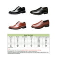 thumbnail image 2 of Lightweight Leather Loafers for Men SlipOn Design with Round Toe for Casual or Formal Wear Black#1 5.5, 2 of 9