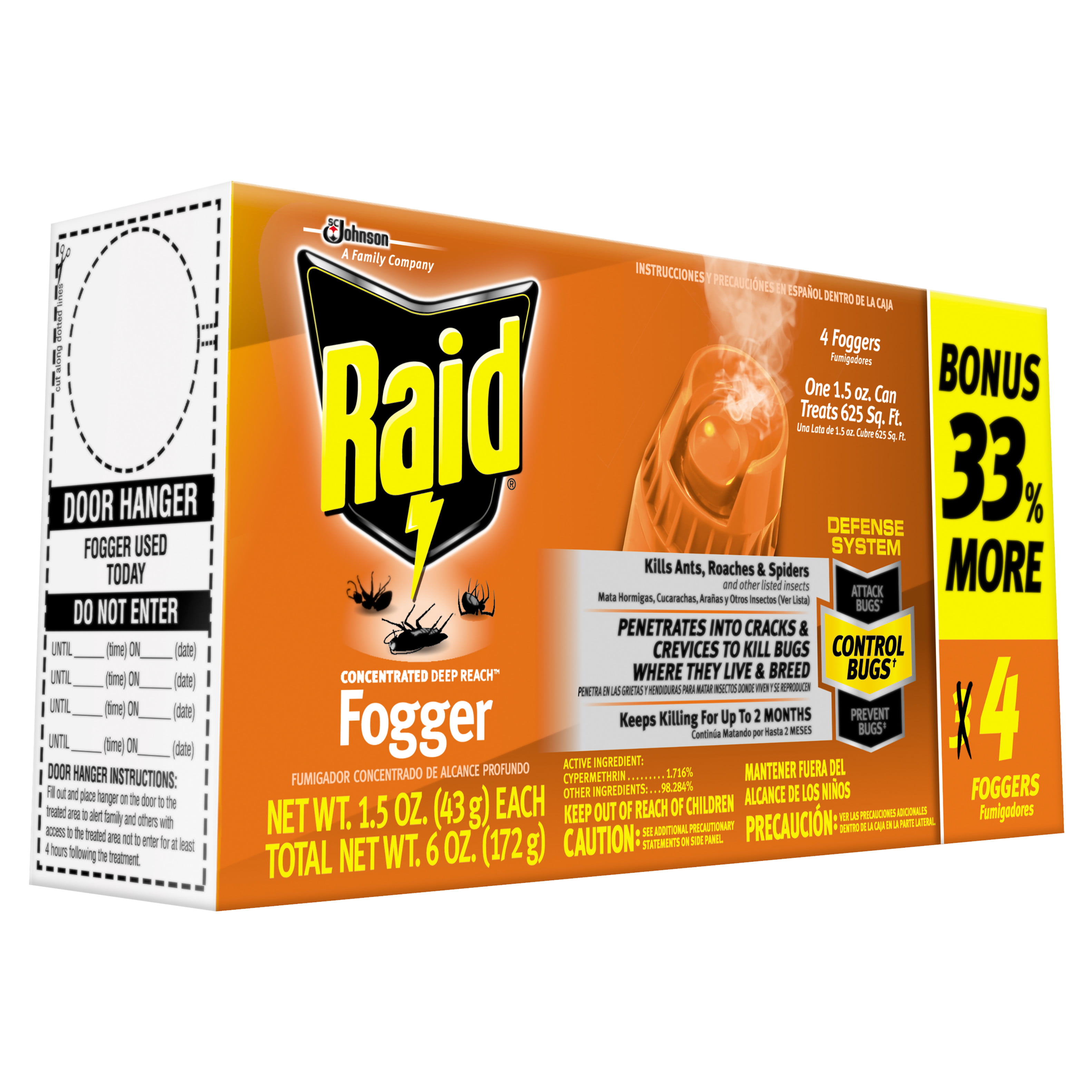 What is better, Raid Fogger or Raid Fumigator, or can they be used at the same time?