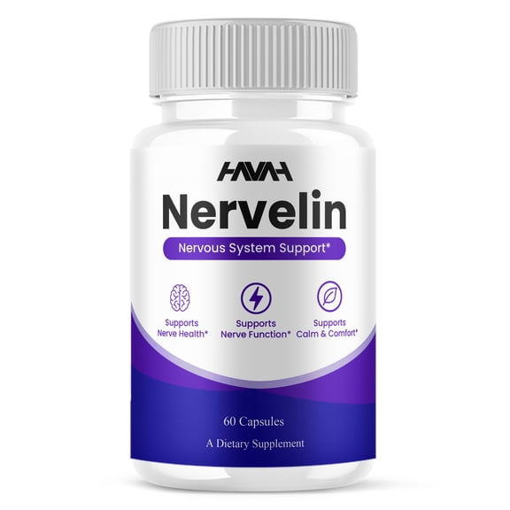 Nervelin Brain Health Support, Nervilyn Premium Formula (60 Capsules)