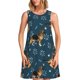 thumbnail image 1 of Balery German Shepherd Dog Vestidos de verano para mujer con estampado: vestido holgado sin mangas, vestido playero informal y cómodo para días calurosos., 1 of 7