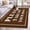 Brown, variant on 3'x5' Area Rugs, Brown Letter Indoor Outdoor Area Rug for Living Room Bedroom, Modern Minimalist White Text Striped Washable Bathroom Rugs Kitchen Floor Carpet Mats Home Decor Aesthetic