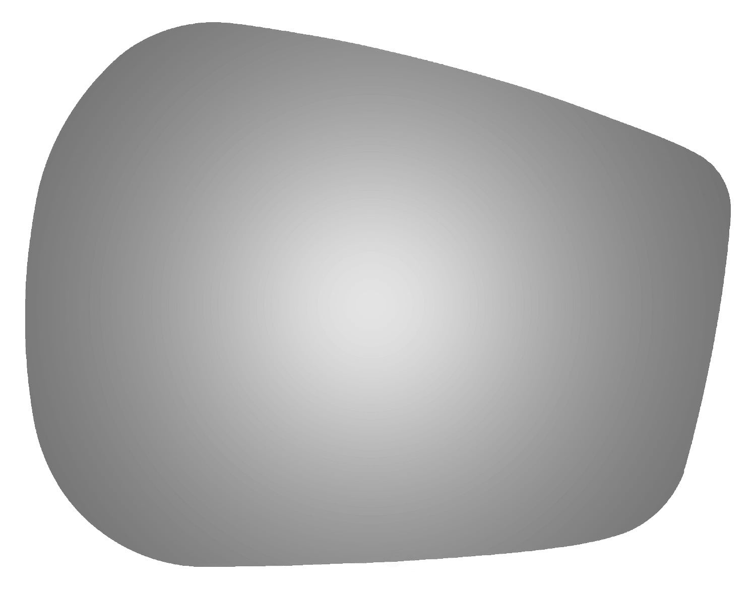Burco Side View Mirror Replacement Glass - Clear Glass - 5543