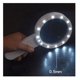 thumbnail image 2 of Lupa portátil extragrande con 13 LED y lámpara UV, lupa iluminada extragrande de 30x, ideal para lectura, exámenes, pasatiempos y problemas maculares., 2 of 5