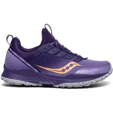 Saucony Womens Mad River TR Trail Running Shoe - Purple/Peach - 9.5