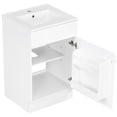 thumbnail image 5 of 20-inch bathroom vanity with sink adjustable shelf and door organizer for efficient storage, 5 of 7