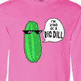 thumbnail image 4 of Inktastic I'm Kind of a Big Dill Pickle with Sunglasses Long Sleeve T-Shirt, 4 of 5