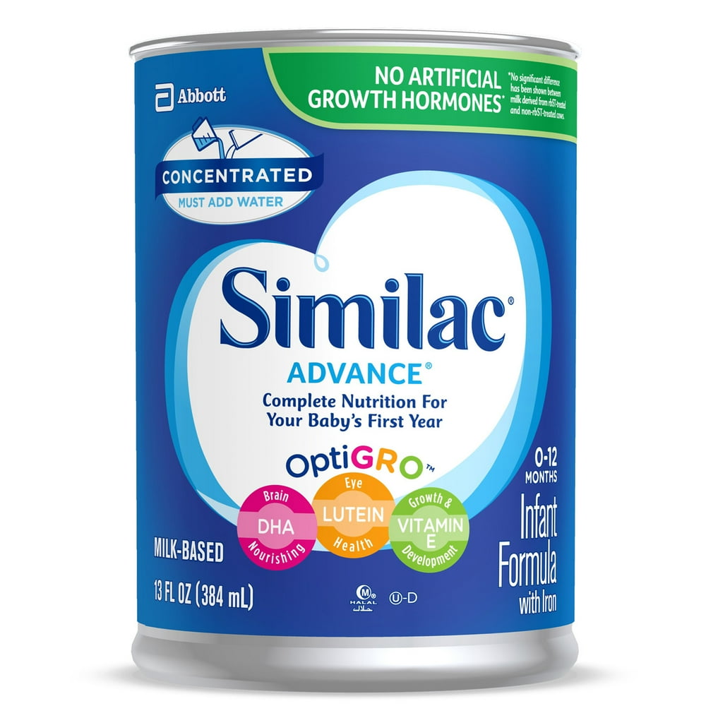 Similac Advance Baby Formula To Support Brain & Eyes, 12 Count