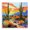 Southwestern Sunset Cactus Landscape, variant on Stupell Industries Tropical Road Trip Beach Van Black Floating Frame Canvas Art, 18 x 18, by John Jaster