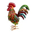 thumbnail image 4 of Figura metal, adorno jardín, resistente a la intemperie, escultura animal 3D, decoración para patio, jardín, granja y exteriores. Estilo C, 4 of 8