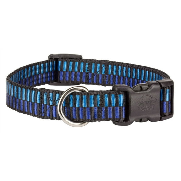 Country Brook Petz® Icy Regency Stripes Everyday Dog Collar - LTD, Medium