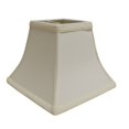 thumbnail image 1 of Cloth & Wire Slant Square Bell Hardback Lampshade with Washer Fitter, Egg, 1 of 2
