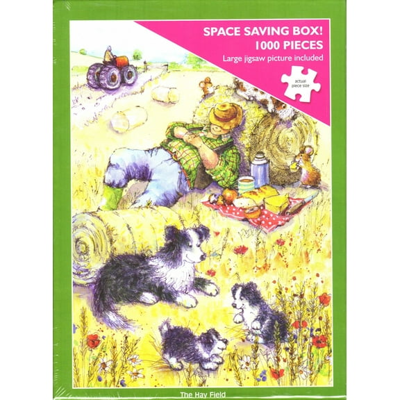 Otter House 1000 Piece Puzzle - The Hay Field