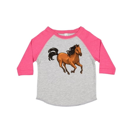

Inktastic Wild Mustang Horse Galloping Gift Toddler Boy or Toddler Girl T-Shirt