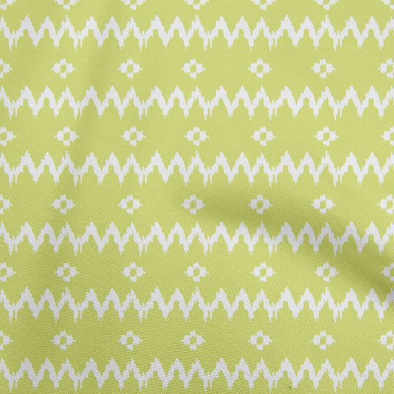 oneOone Cotton Cambric Lime Fabric Abstract Quilting Supplies Print Sewing Fabric By The Yard 56 Inch Wide