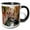 Black/White, variant on 3drose, Canal and Houses, Bridge and Boats. Venice, Veneto, Italy, 11oz Magic Transforming Mug