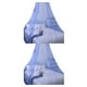 thumbnail image 3 of Monstrate Cama plegable mongola portátil, cúpula de red, encaje, Mosquito, ropa de cama bidireccional, cama de red, tienda de juegos para interiores y azul 2piezas Monstrate CBP055858, 3 of 5