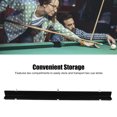 thumbnail image 4 of Étui Rigide pour Queue de Billard, Étui Portable Résistant aux Intempéries à Double Fente pour Bâton de Piscine pour Snooker Anglais Noir 8 Petites Queues Argent, Noir, 4 of 7