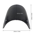 thumbnail image 3 of Acrylic Motorcycle Windshield Windscreen Fit for CB125R CB250R CB300R 2018?2020, 3 of 5