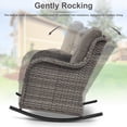 thumbnail image 6 of POCASSY Outdoor Wicker Double Rocking Chairs, 6 of 10