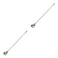 thumbnail image 2 of Cateissary Cuchara de barra de acero inoxidable con mango largo Patrón agitador Cucharas mezcladoras Utensilios para bar torcidos Cocina Tipo de Tipo 3 2Conjunto, 2 of 6
