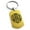 Gold, variant on Stainless Steel Celtic Triquetra Heart Knot Engraved Dog Tag Keychain Keyring