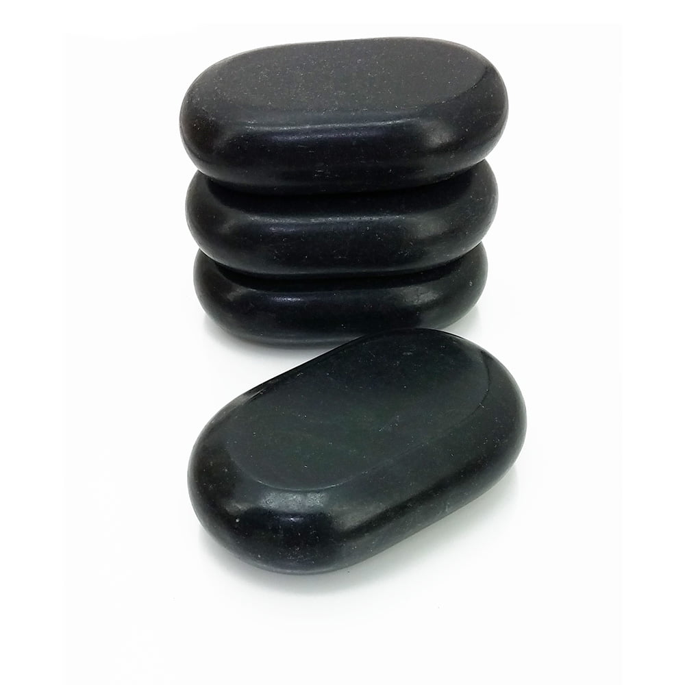 Royal Massage 4pc XLarge Basalt Hot Stone Set D