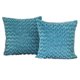 thumbnail image 2 of Fundas de almohada de piel sintética de felpa suave de lujo para sofá Fundas de almohada decorativas de piel Paquete de 2 (18 "x 18") Ofspeizc CZJJ-ZC66-1, 2 of 6