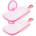 thumbnail image 1 of HINTRMENT 2PCS Portable Baby Wipe Box White PP Dustproof for Daily Use, 1 of 8
