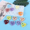 thumbnail image 6 of 2pc Heart with Constellation Silicone Pendant Molds Resin Casting Molds UV Resin & Epoxy Resin Craft Making White 165x220x9mm Hole: 1.2mm Inner Diameter: 46x49mm, 6 of 6