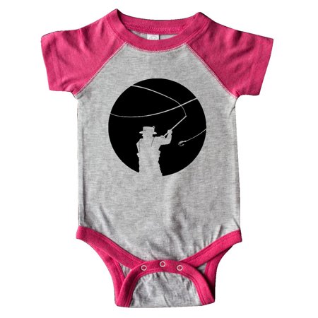 

Inktastic Fly Fishing silhouette Gift Baby Boy or Baby Girl Bodysuit