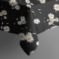 thumbnail image 5 of Daisy Flower Pattern Square Tablecloth,Waterproof Square Table Cover,Wipeable Spillproof Washable Table Cover for Home Kitchen Party Decor 52"x52"(132x132cm), 5 of 6