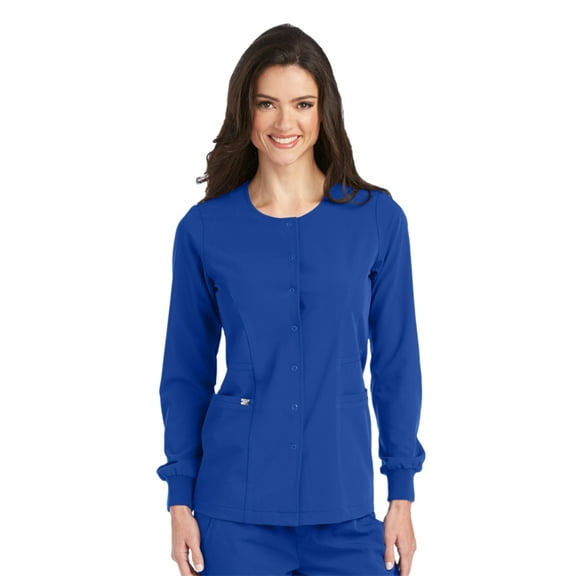 Grey's Anatomy Signature Warm-Up for Women - Super-Soft Medical Scrub Jacket