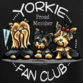 thumbnail image 3 of CafePress - Yorkie Lover Women's Dark Pajamas - Women's Short Sleeve Print T-Shirt and Pants Dark Cotton Pajama Set, 3 of 7