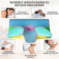 thumbnail image 2 of Almohadas Memory Foam, Almohada Ortopedica Cervical para Dormir el Diseño Ortopédico Ergonómico Alivia el Dolor de Cuello, Adecuada para Dormir de Lado, Espalda o Panza con Fundas Almohadas, 2 of 6