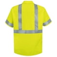 thumbnail image 3 of Red Kap Men's Hi-Visibility Short Sleeve Work Shirt - Type R, Class 2, 3 of 4