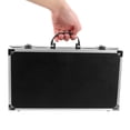 thumbnail image 2 of Microphone Box Small Carrier Pu Locking Hard Carrying Case Customizable Foam Storage, 2 of 6