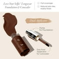thumbnail image 6 of PÜR MINERALS 4-in-1 Love Your Selfie Longwear Foundation & Concealer Full Coverage, Hydrating Formula, Cruelty Free, 1.7 F. Oz.,Truffle/DPP5, 6 of 6