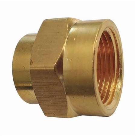 Manufacturer Varies Reducing Coupling Brass 3/4 x 1/2 in 6AYR7